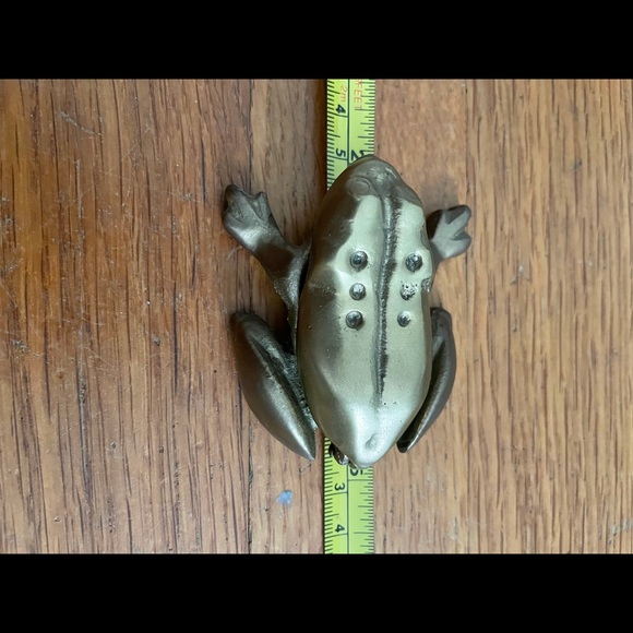 Vintage Metal Frog Figurine - Picture 6 of 6